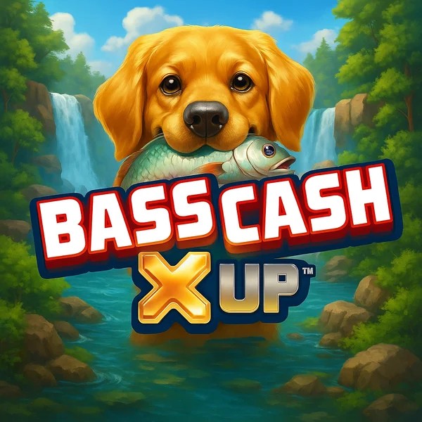 Bass Cash X UP online game logo by Alchemy Gaming on romancasinos-es.com
