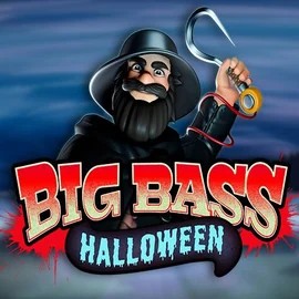 Big Bass Halloween slot logo by Pragmatic Play at Roman Casino