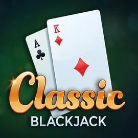 Classic Blackjack logo – Table Games by Red Tiger Gaming at Roman Casino
