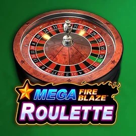 Mega Fire Blaze Roulette logo – Table Games by Playtech at Roman Casino
