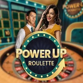 PowerUP Roulette logo – Live Casino by Pragmatic Play at Roman Casino