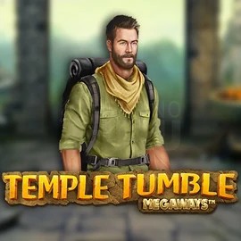Temple Tumble Megaways logo by Relax Gaming Roman Casino