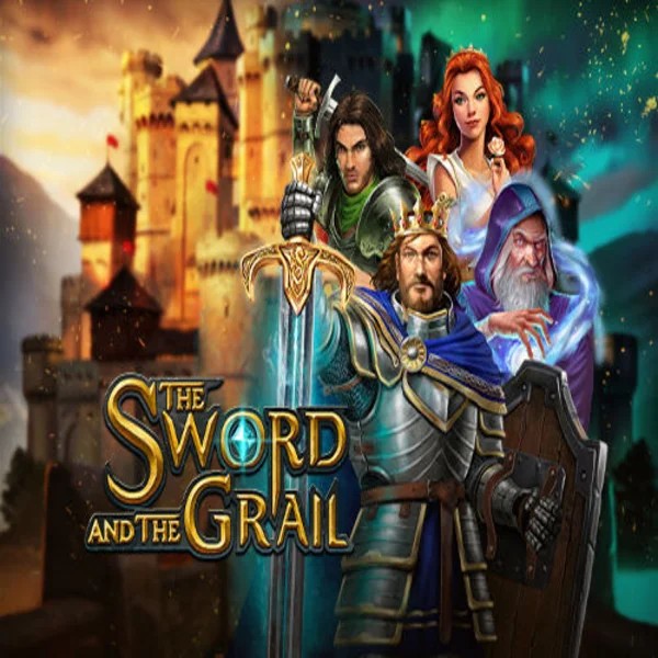 Official Slots logo: The Sword and the Grail by Play'n GO at Roman Casino