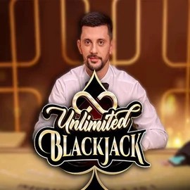 Unlimited Blackjack slot visual from Ezugi available on romancasinos-es.com